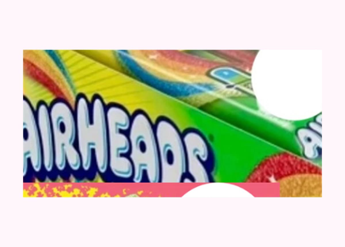 Airheads Xtremes from the Sweet Spot Truck menu