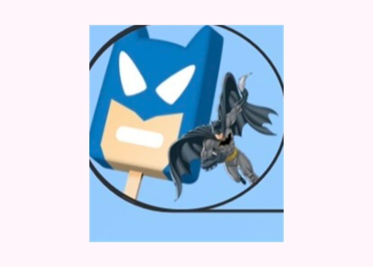 Batman Pop from the Sweet Spot Truck menu