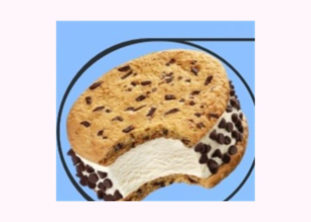 Chocolate Chip Cookie Sandwich from the Sweet Spot Truck menu