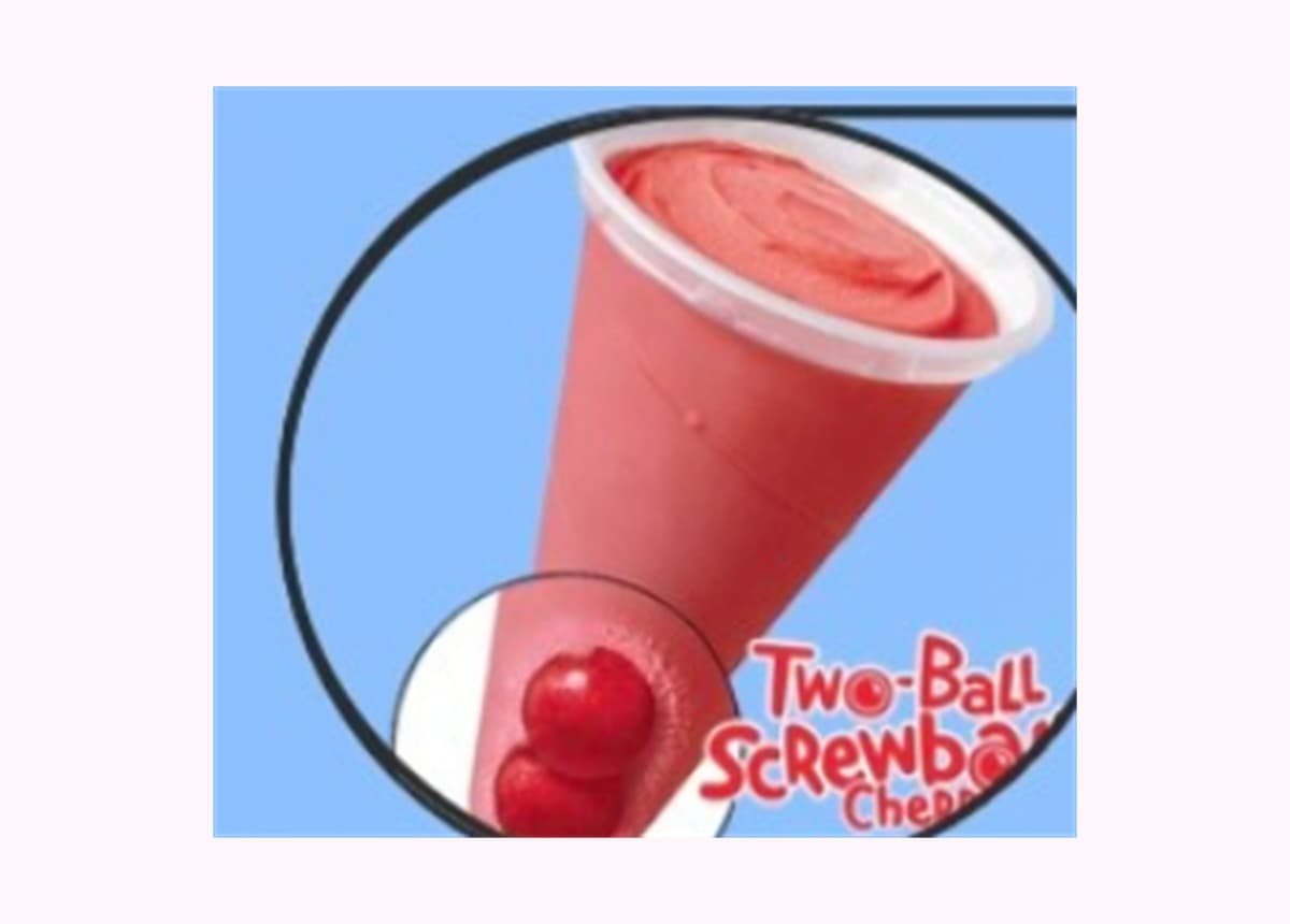 Two-Ball Screwball Cherry from the Sweet Spot Truck menu