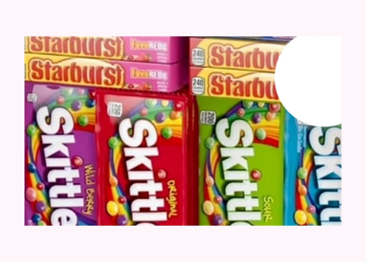 Skittles from the Sweet Spot Truck menu