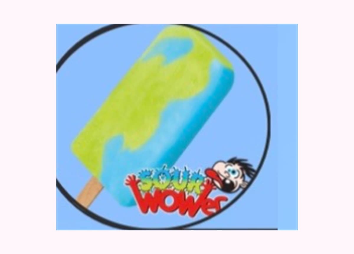 Sour Wow Blue Raspberry from the Sweet Spot Truck menu